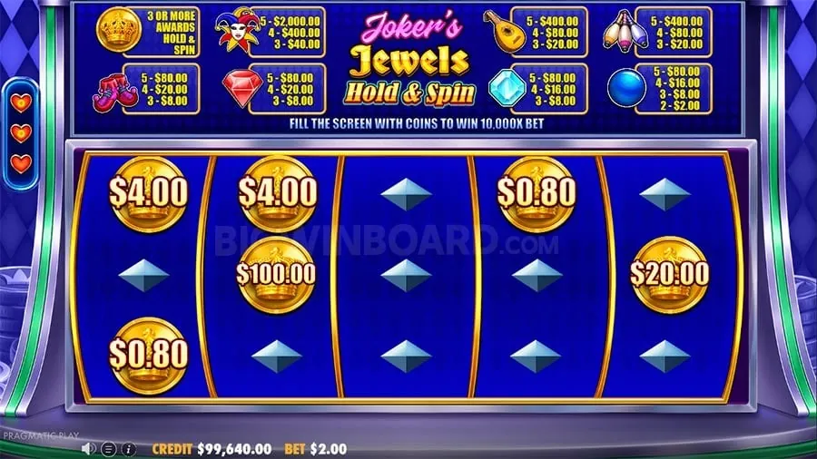 Diverse slot game selection with various themes